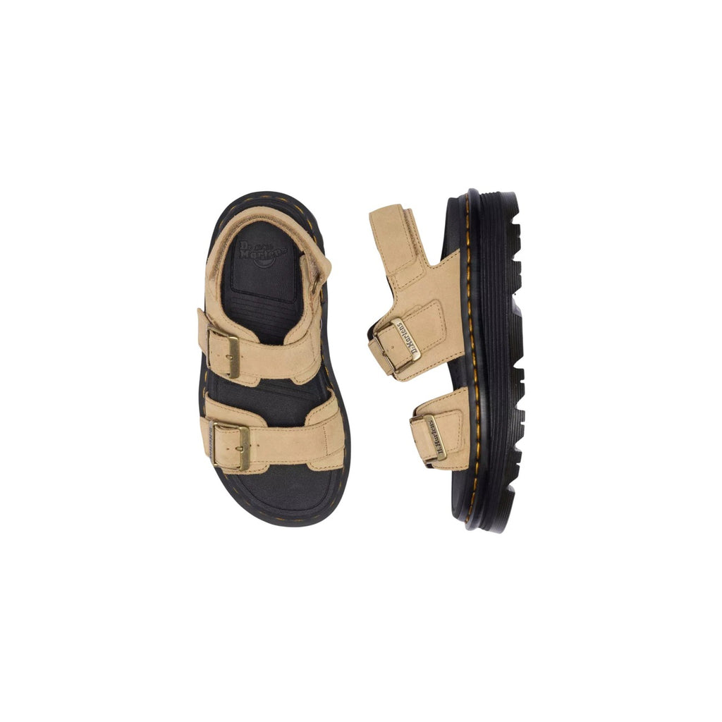 Dr. Martens — Zebzag Sandalen aus beigem Leder für Damen — Ansicht 5