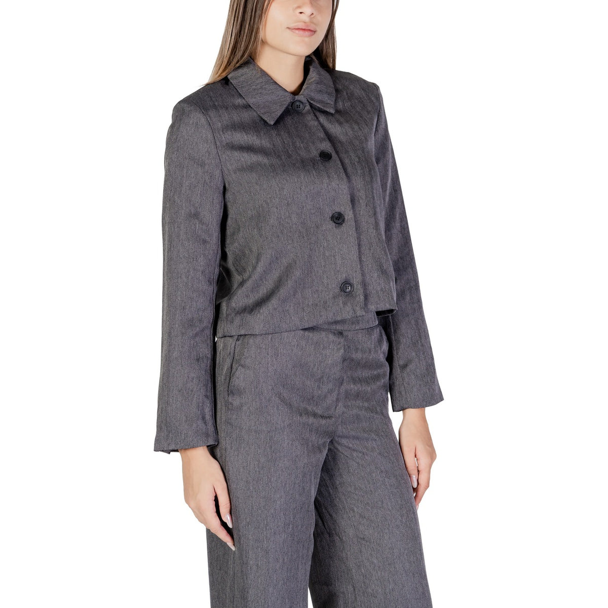 Jacqueline de Yong — Jacket 15336797 gray woman — view 4