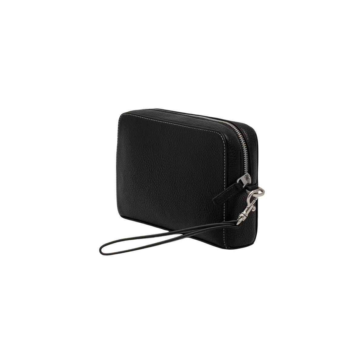 Calvin Klein — Pochette Bold Pebble noire homme — vue 2