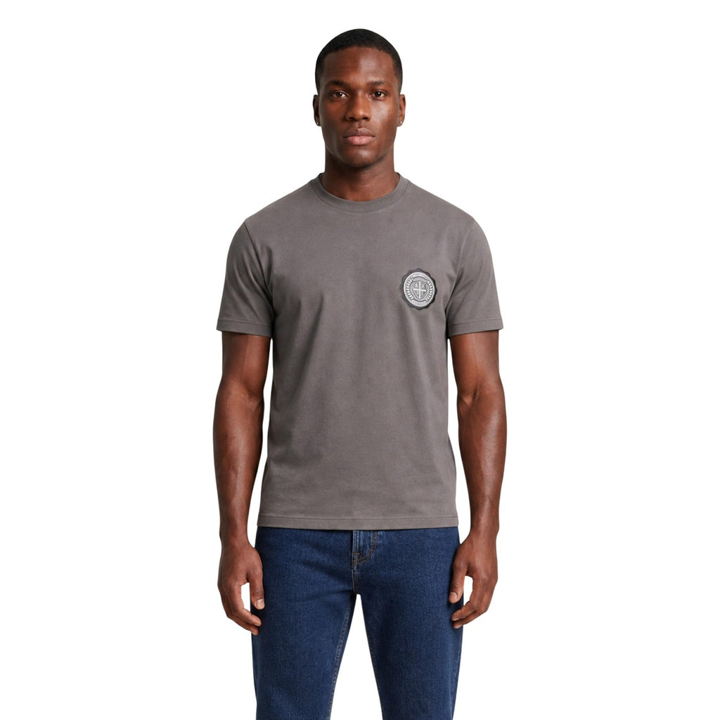 Armani Exchange — T-shirt en coton marron homme