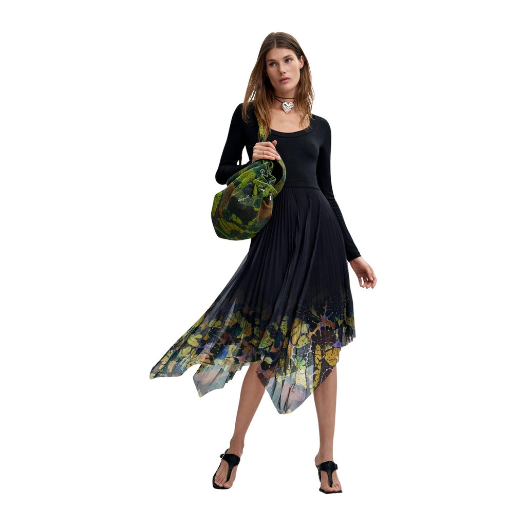 Desigual — Robe Alba Lacroix noir femme