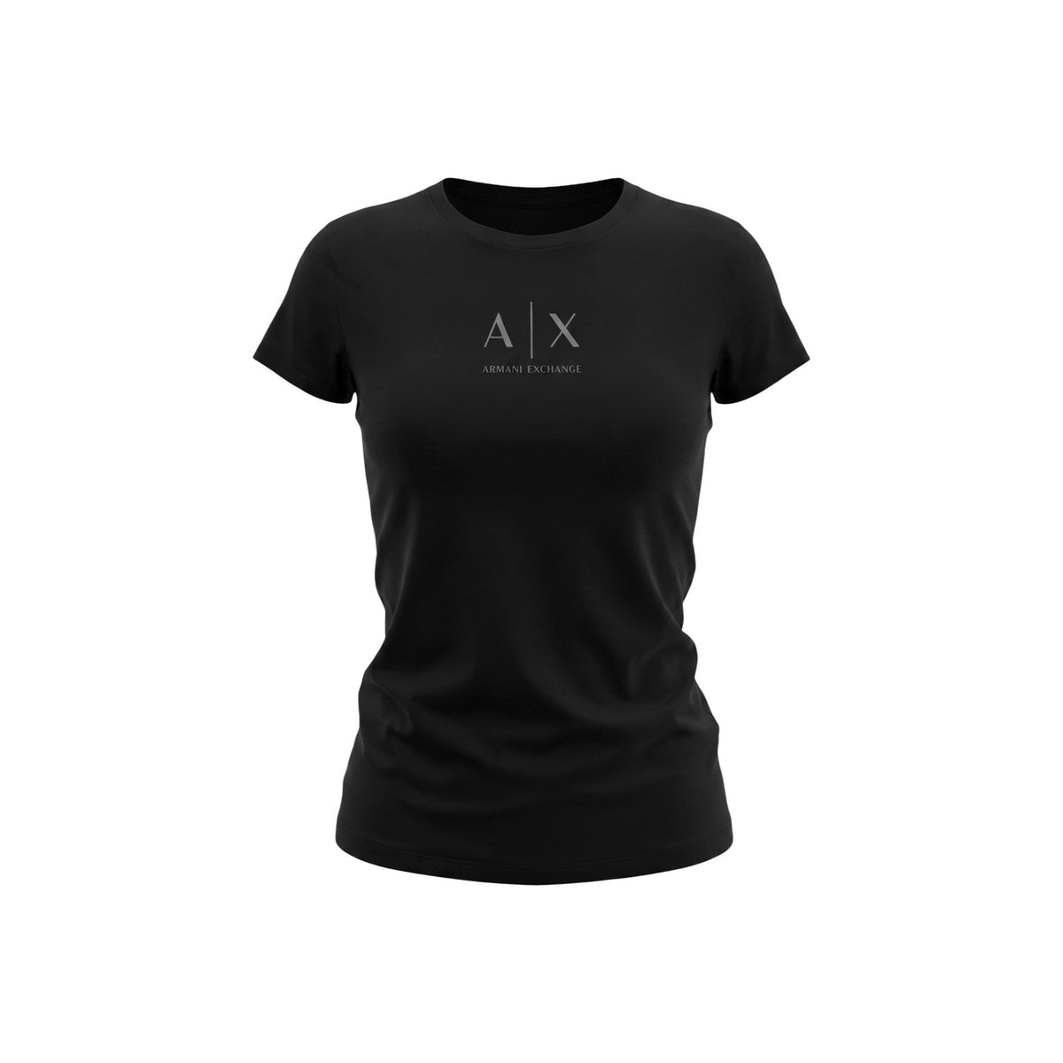 Armani Exchange — T-shirt stretch noir femme — vue 4