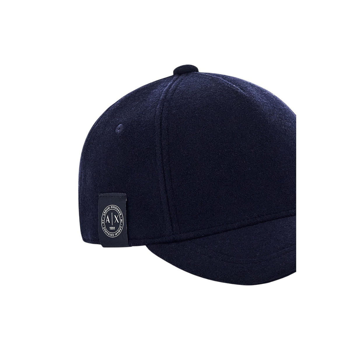 Armani Exchange — Muts van wolmix voor heren in het blauw — afbeelding 3