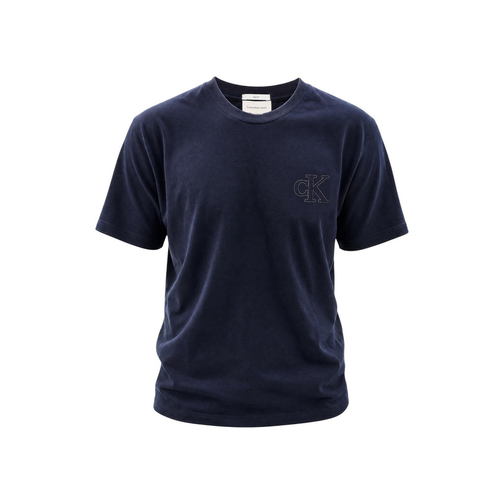 Calvin Klein Jeans — T-shirt bleu homme — vue 4