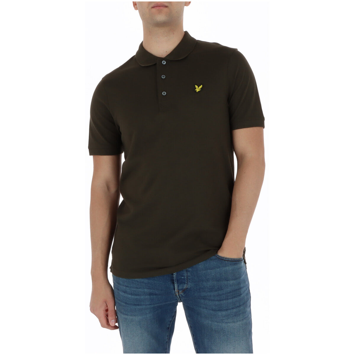 Lyle & Scott — Polo en coton stretch homme — vue 6