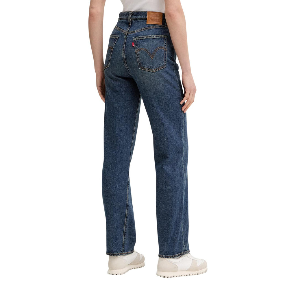 Levi’s — Women’s blue stretch straight jeans — view 3