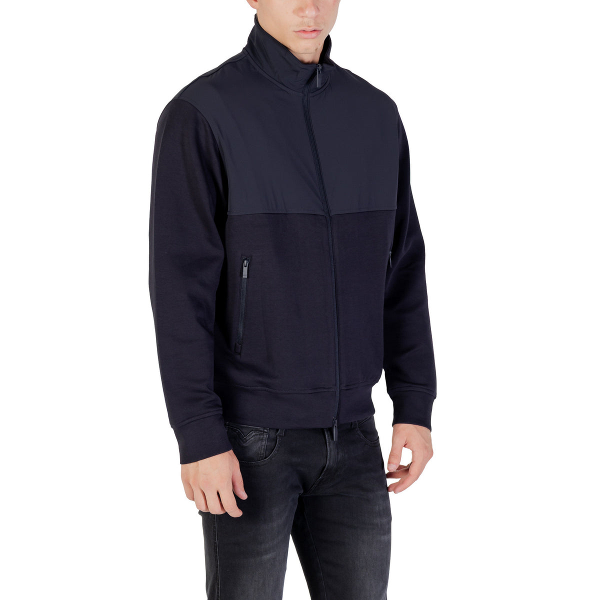 Armani Exchange — Kapuzenjacke XM001564 für Herren in Blau — Ansicht 3