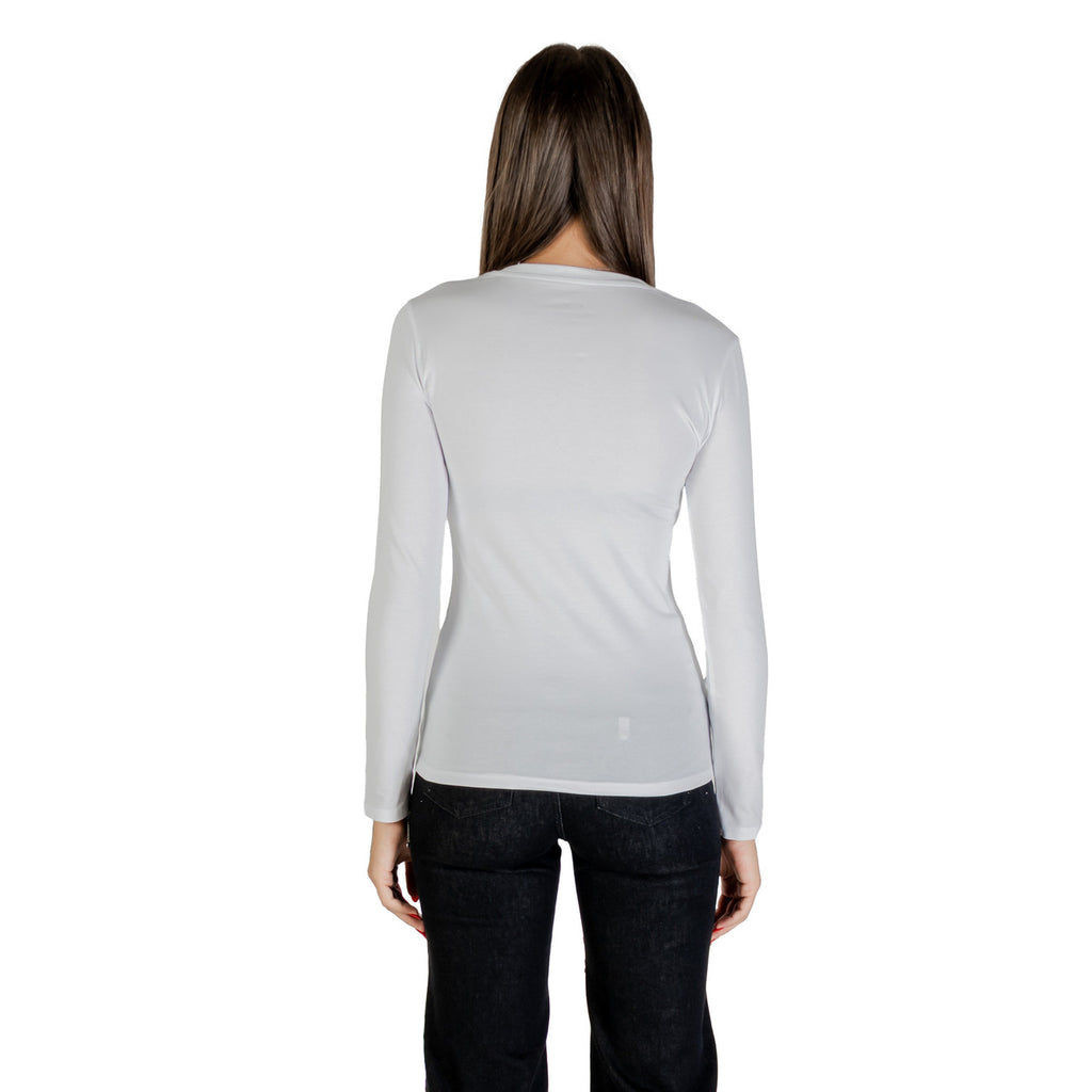 Armani Exchange — T-shirt stretch XW001353 blanc femme — vue 2