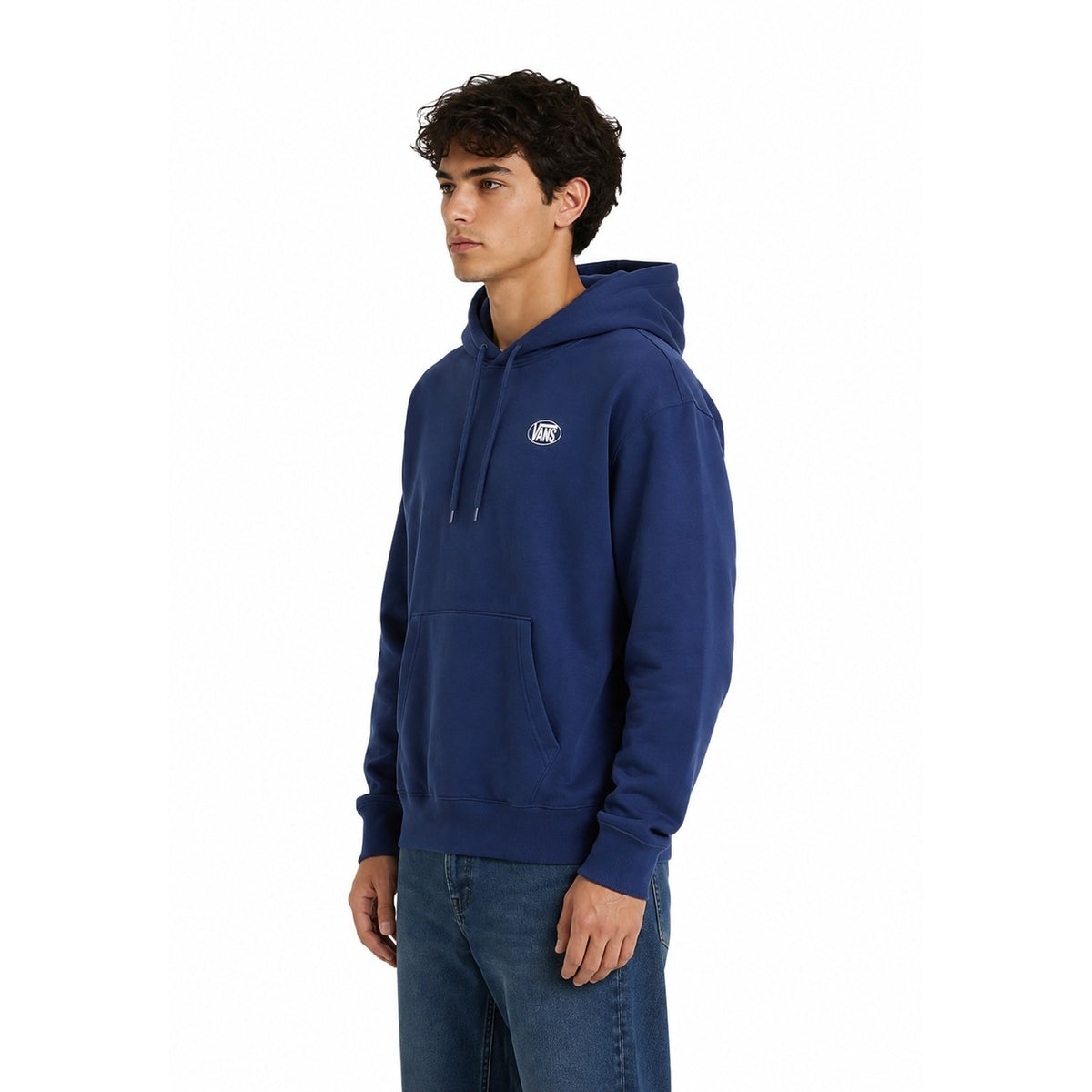 Vans — Sweat à capuche VN0010G25TU1 bleu homme — vue 3