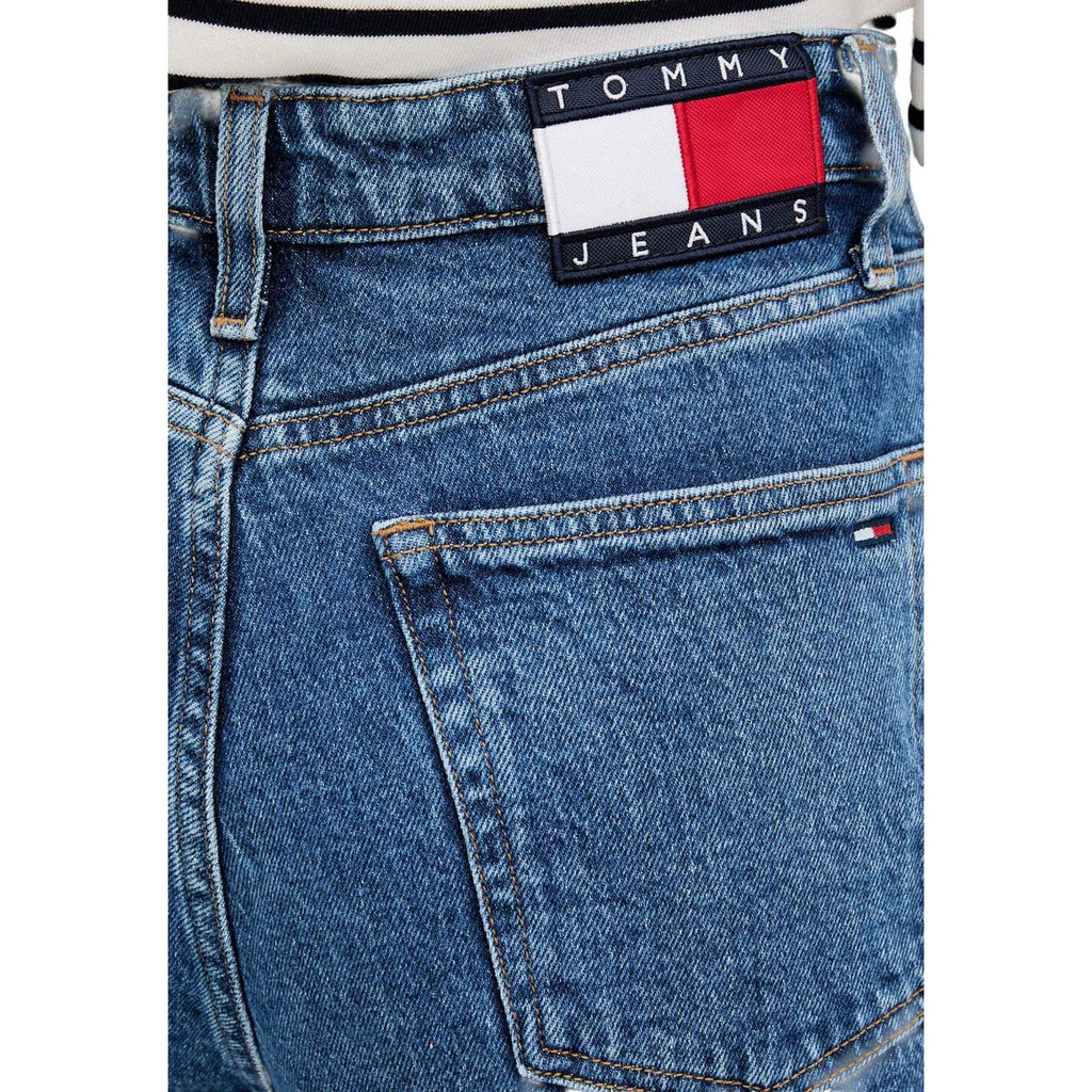 Tommy Jeans — Women's azure blue stretch cotton jeans — view 4