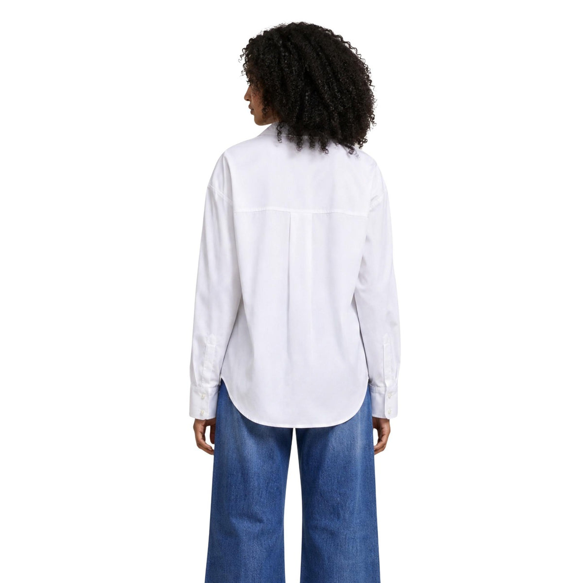 Jacqueline de Yong — Chemise Willow Loose Pearl blanche femme — vue 2