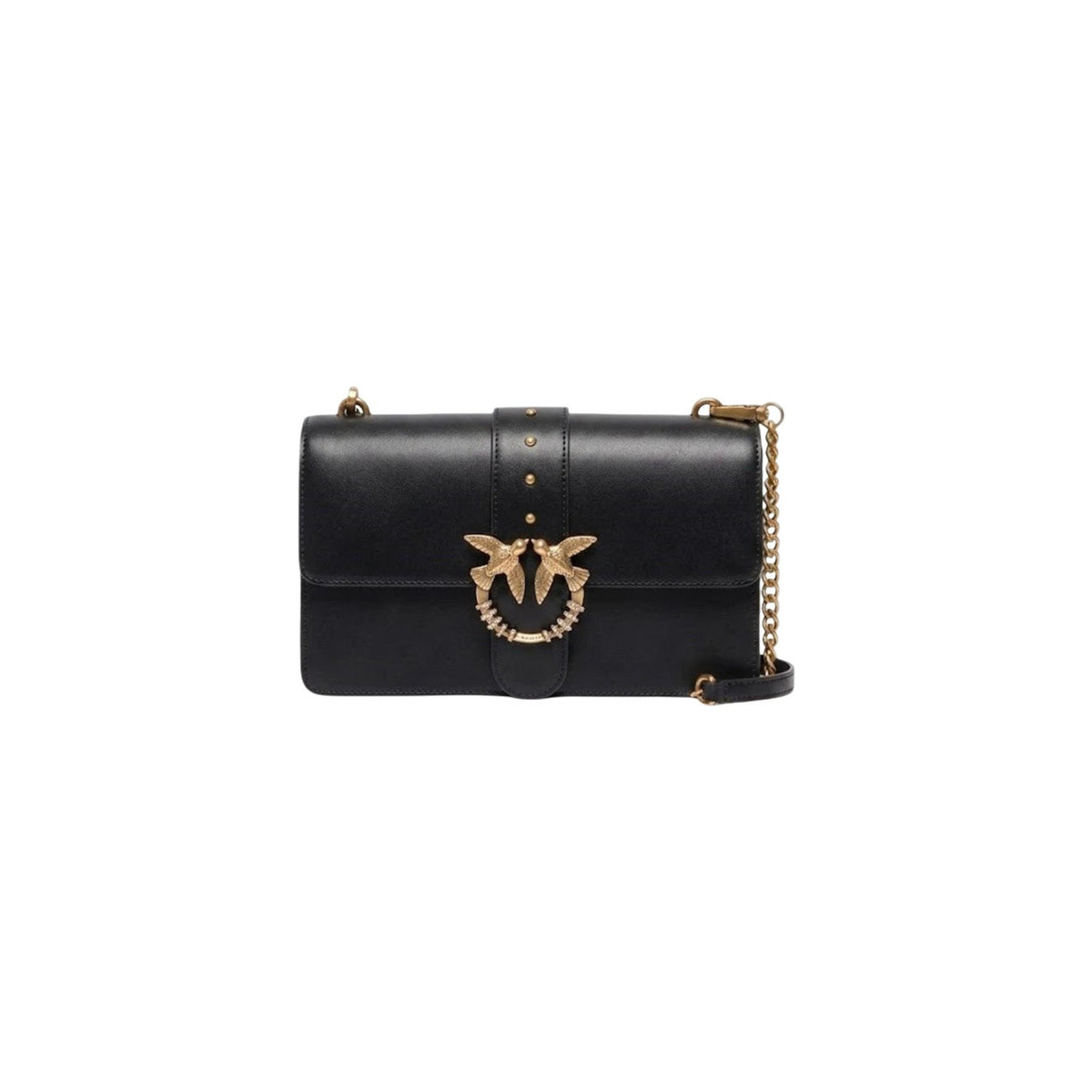 Pinko — Sac Love One Mini New Buckle noir femme