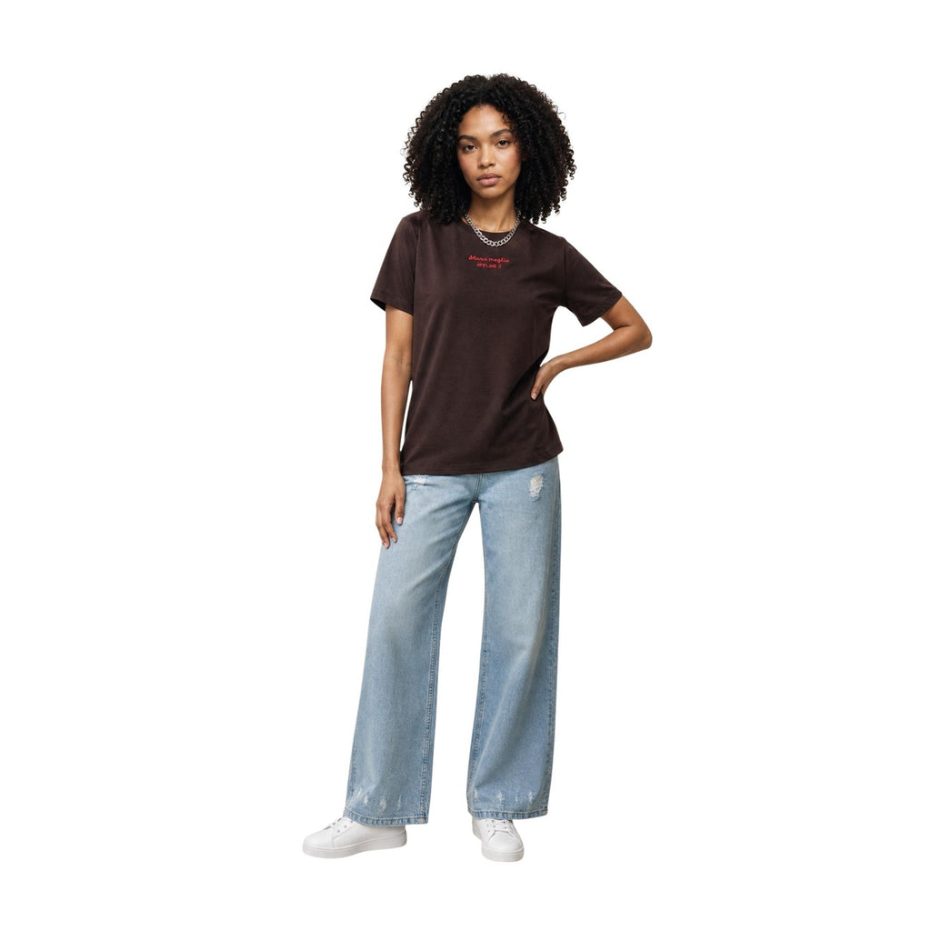 Only — Damen-T-Shirt braun — Ansicht 5