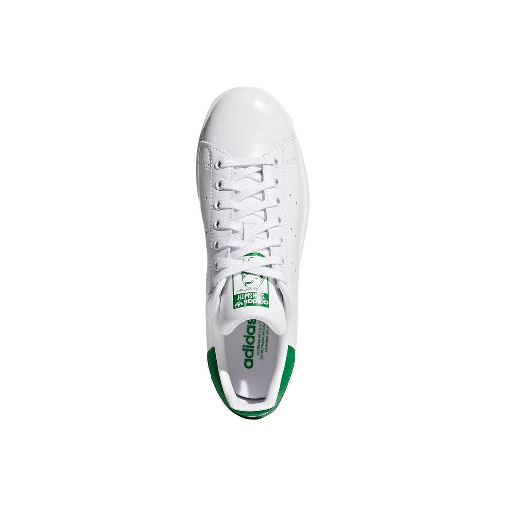 adidas Originals — Weiß-grüne Stan Smith Sneaker — Ansicht 4