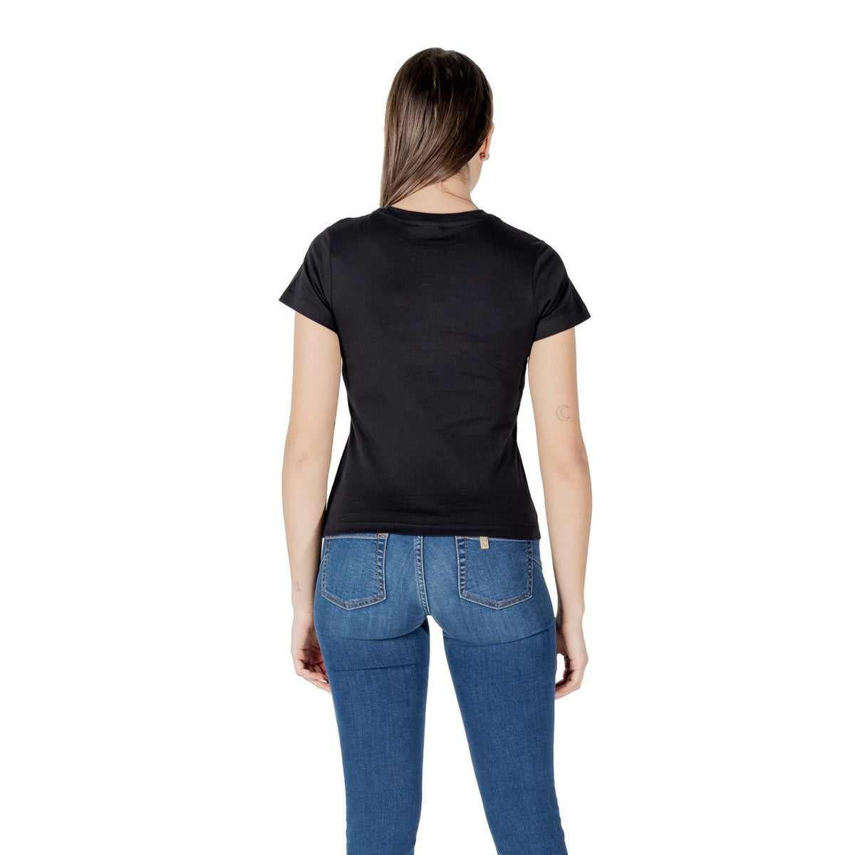 Guess Active — T-shirt V5GI10 K9RM1 zwart dames — afbeelding 2