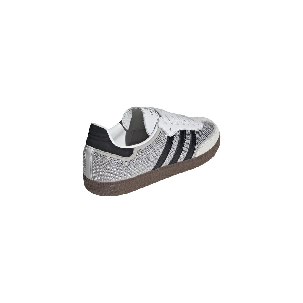 adidas Originals — Samba OG Rhinestone blanc et argent femme — vue 5