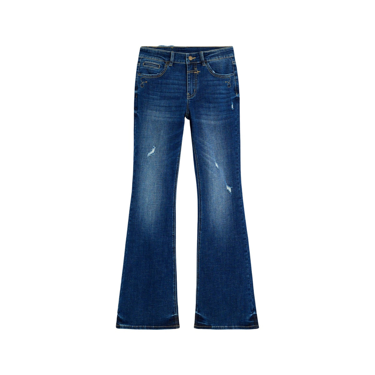 Desigual — Blauwe denim jeans Lindsay voor dames — afbeelding 4