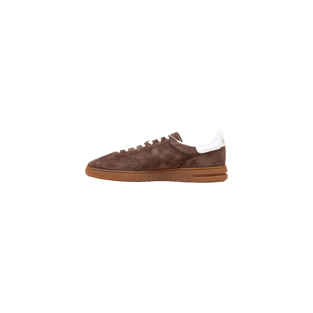 Polo Ralph Lauren — Baskets Bedford PP marron en daim homme — vue 3