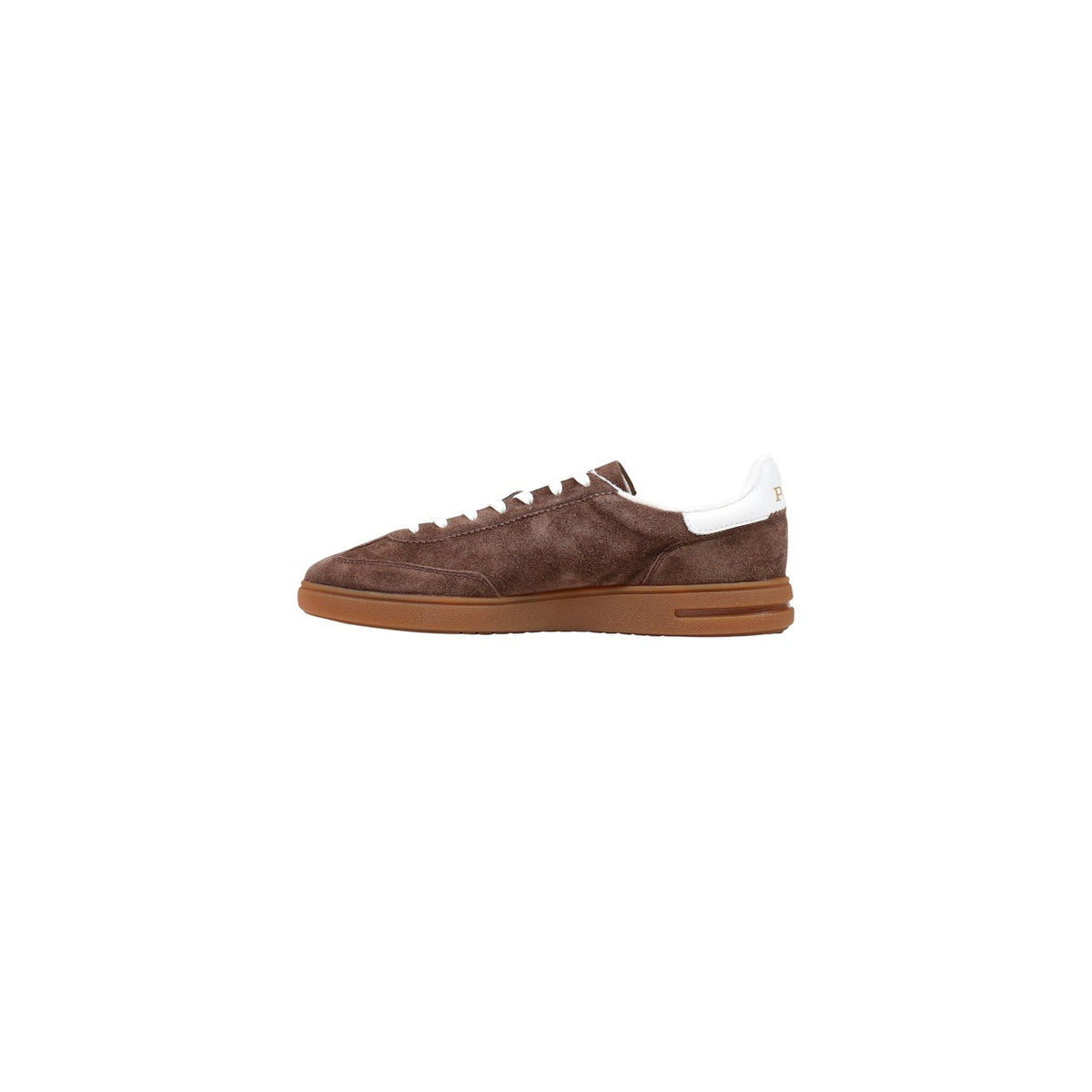 Polo Ralph Lauren — Baskets Bedford PP marron en daim homme — vue 3