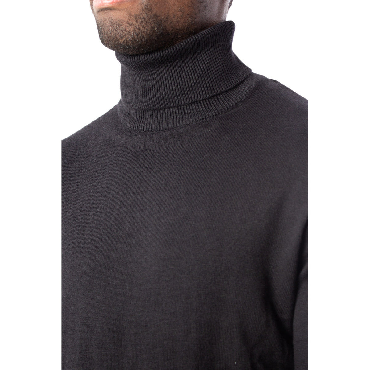 Jack & Jones — Men’s green turtleneck sweater — view 3
