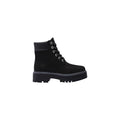 Timberland — Bottes Stone Street imperméables en cuir noir femme