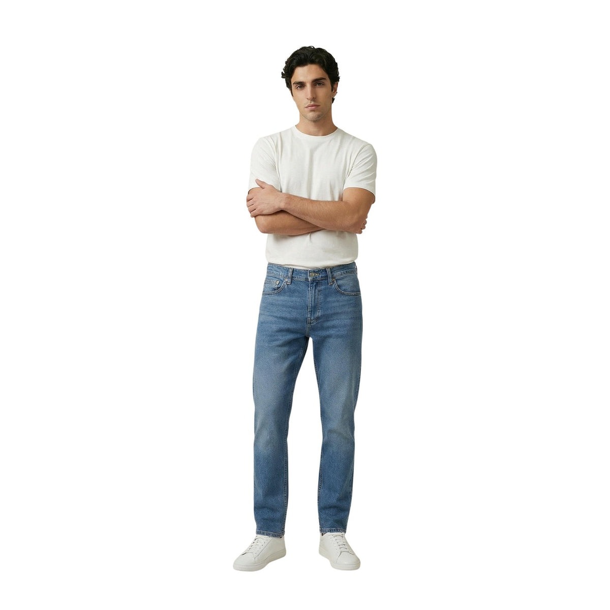 Levi’s — Men’s 511 Slim Waterfall Cool jeans in blue — view 5