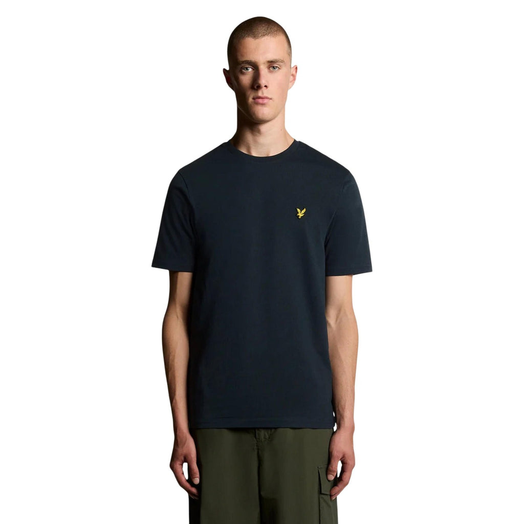 Lyle & Scott — Blaues Baumwoll-T-Shirt für Herren