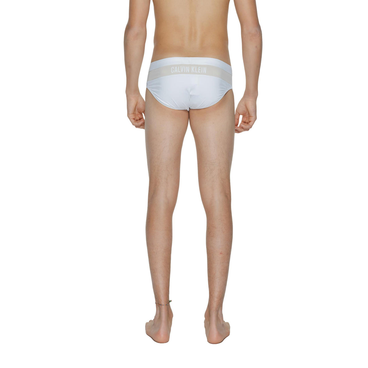 Calvin Klein — Maillots-de-bain blanc réf. KM0KM00995 homme — vue 2