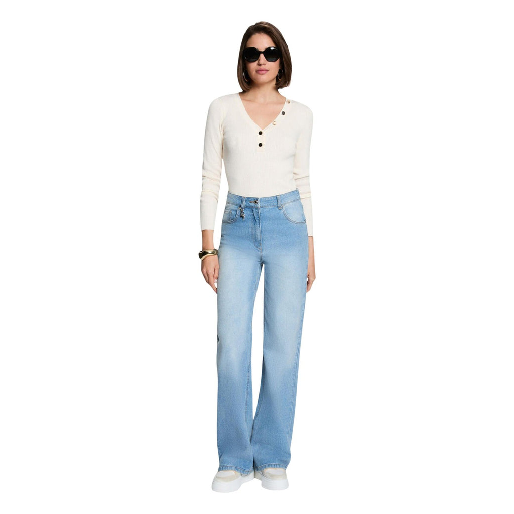 Morgan — Beiger Damen-Pullover — Ansicht 5