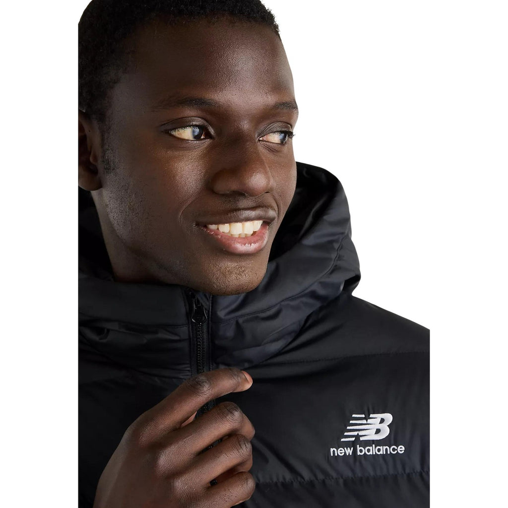 New Balance — Veste réf. MJ62G17OBK col montant manches longues noir homme — vue 5