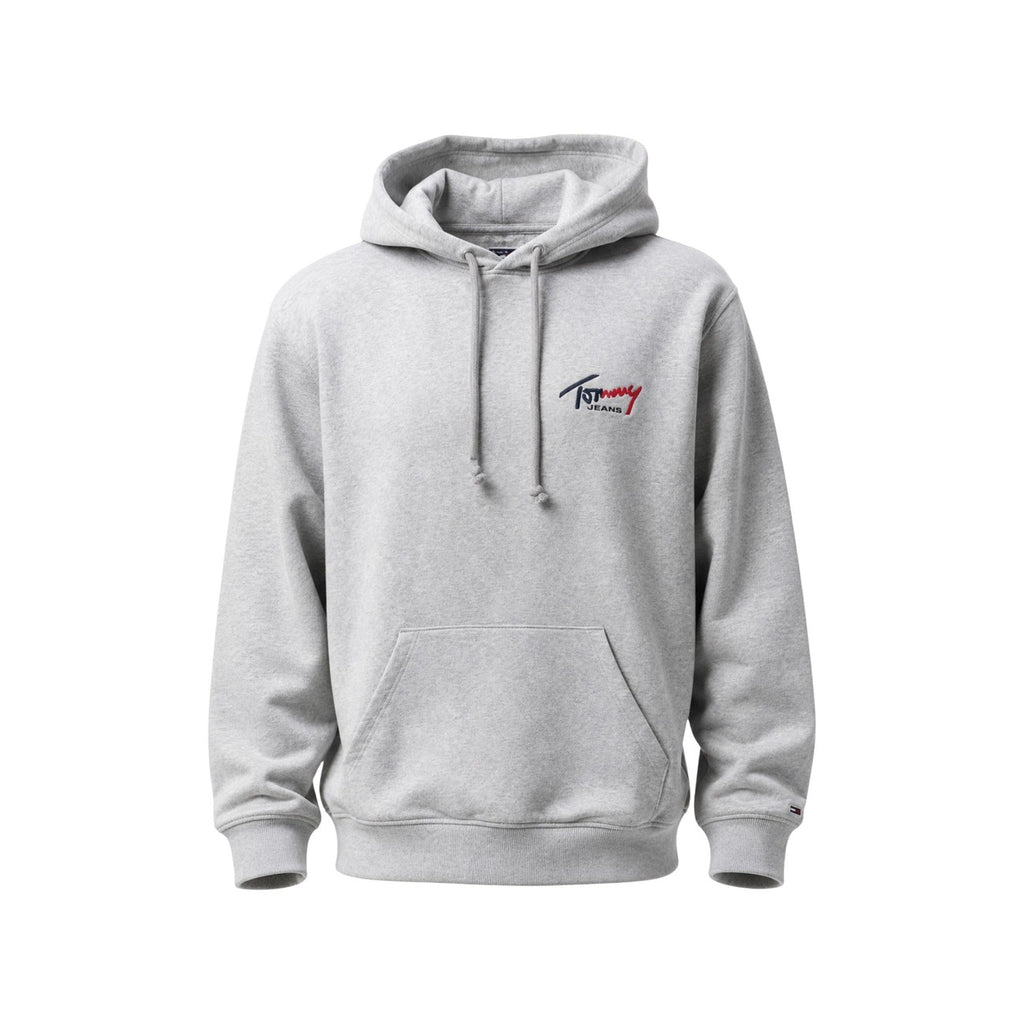 Tommy Jeans — Grijze hoodie voor heren