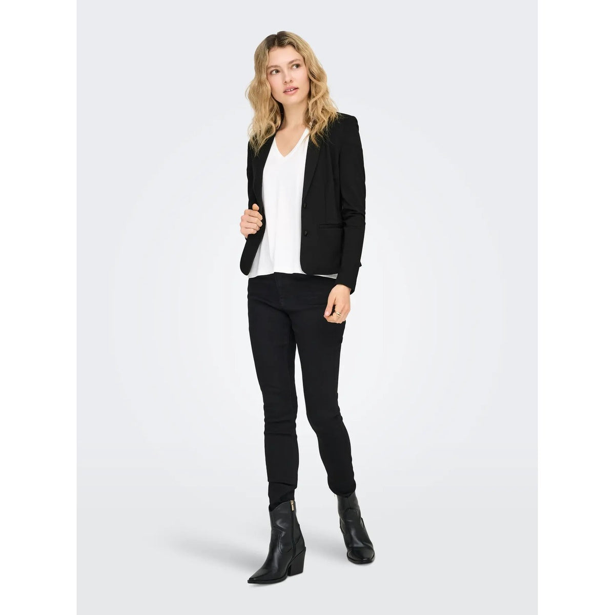 Only — Blazer ONLPOPTRASH noir femme — vue 5