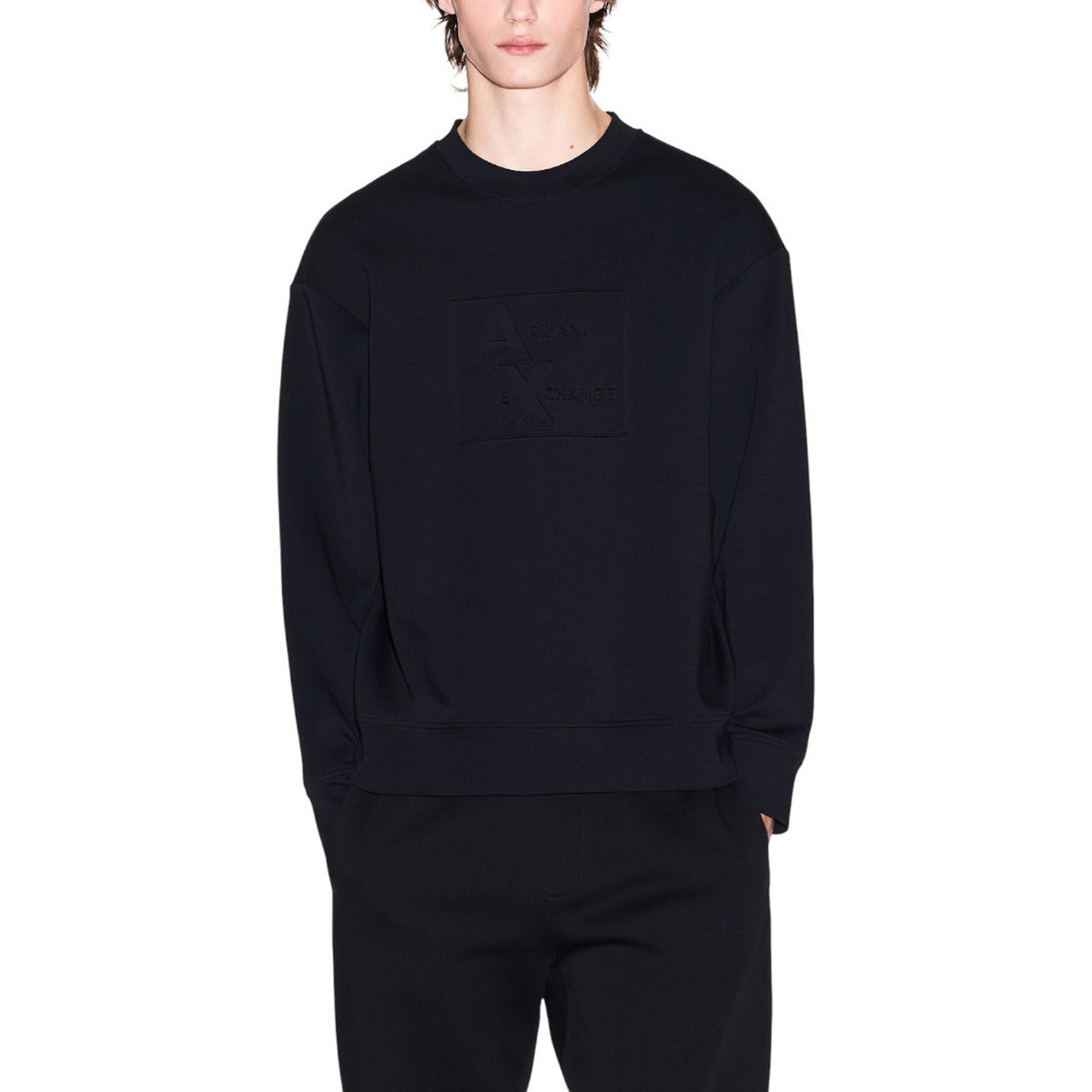 Armani Exchange — Sweatshirt XM001371 zwart heren