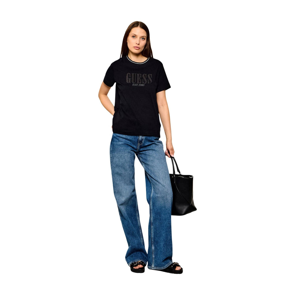 Guess — Jean Wide Leg femme - coloris bleu — vue 4