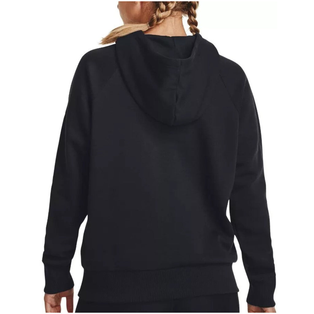 Under Armour — Rival Fleece Graphic Hoodie Black Women — view 2
