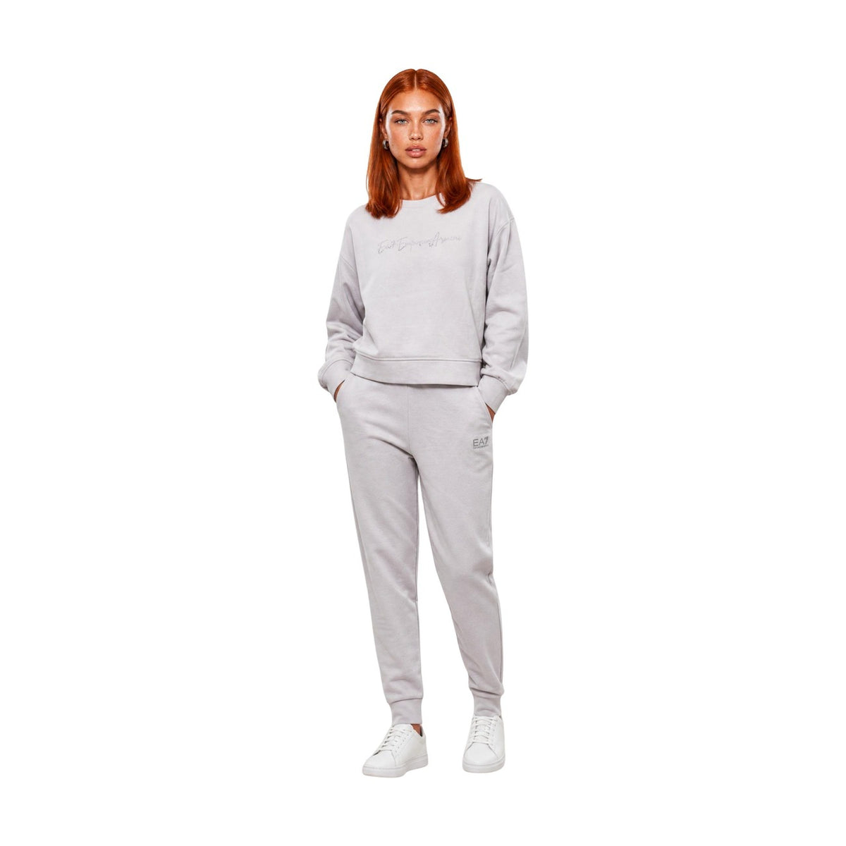 EA7 — Women’s gray tracksuit