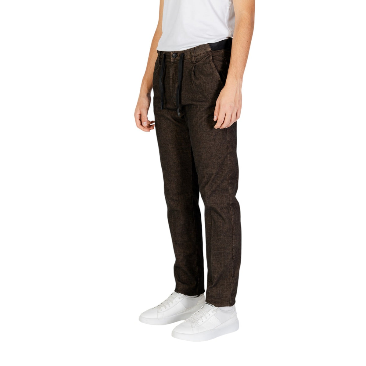 Hamaki-ho — Pantalon PSI1737H marron homme — vue 2