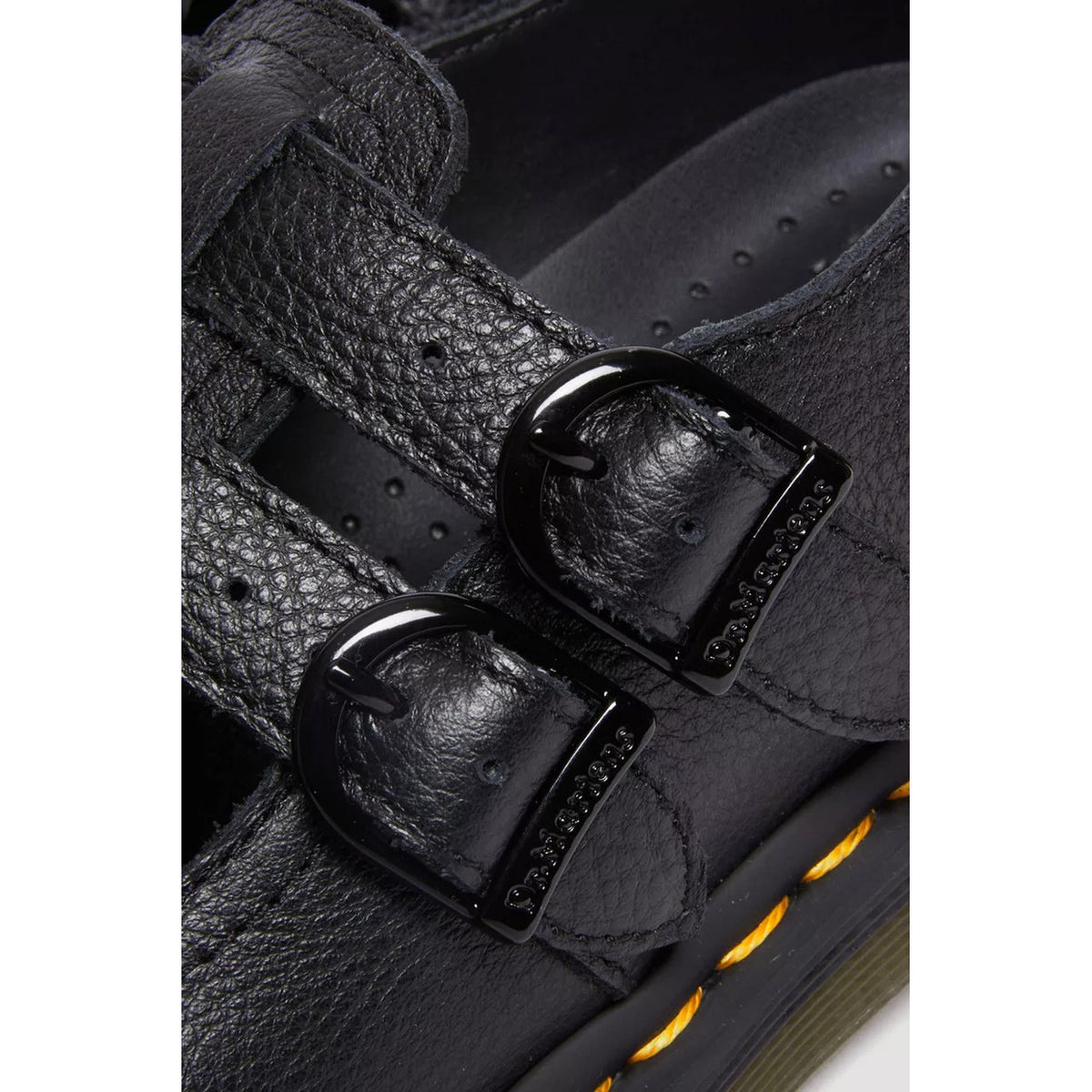 Dr. Martens — Chaussures réf. 30692001 en cuir noir femme — vue 4