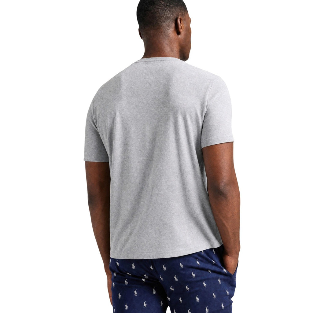 Polo Ralph Lauren — Men’s gray cotton homewear T-shirt — view 3