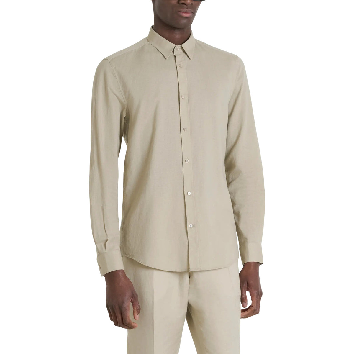 Antony Morato — Chemise réf. MMSL00759-FA401074 beige homme