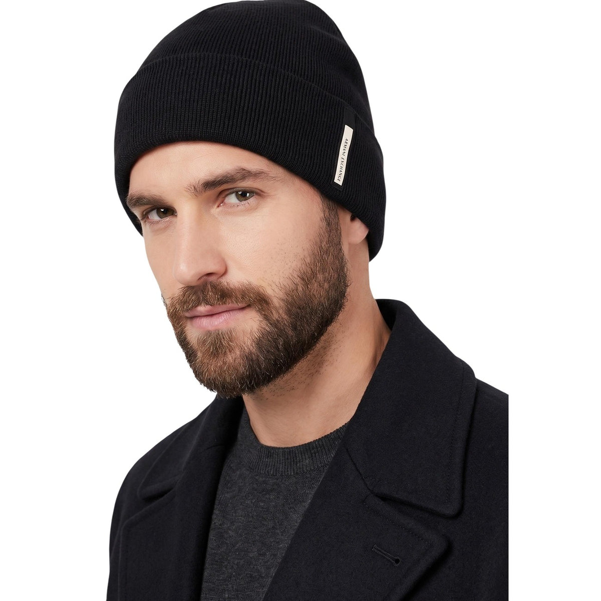 Armani Exchange — Chapeau noir homme — vue 4