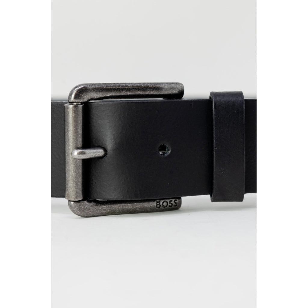 BOSS — Gürtel Joris 50491889 aus schwarzem Leder für Herren — Ansicht 4