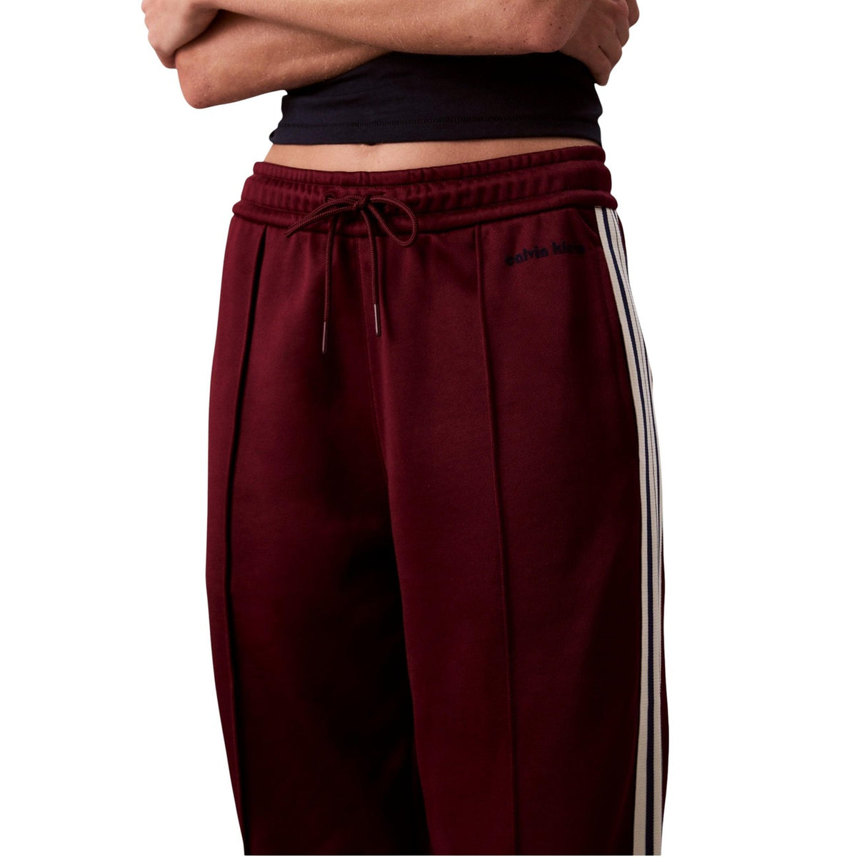 Calvin Klein Jeans — Women's LV144C239G burgundy pants — view 2