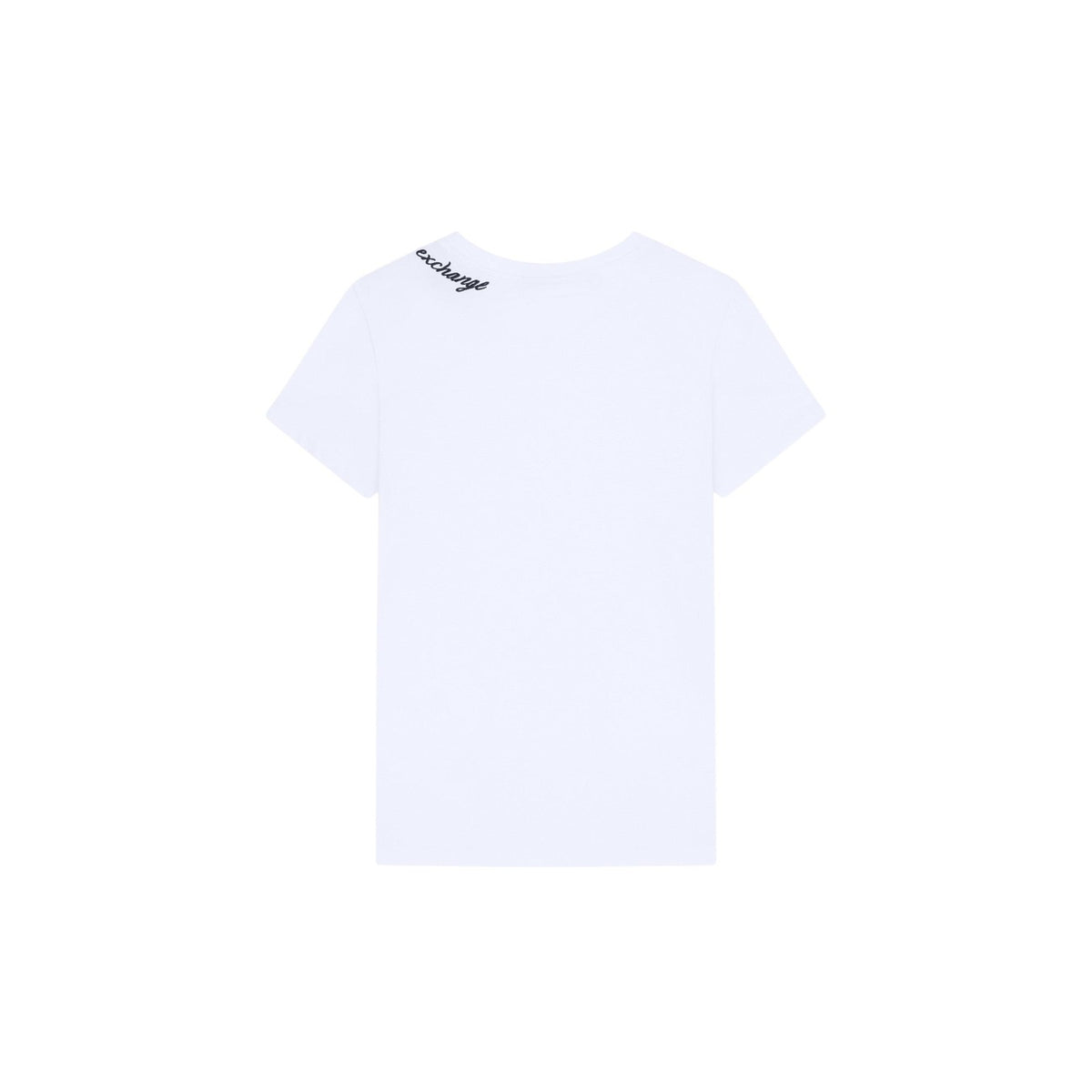 Armani Exchange — Damen-T-Shirt aus weißer Baumwolle — Ansicht 5