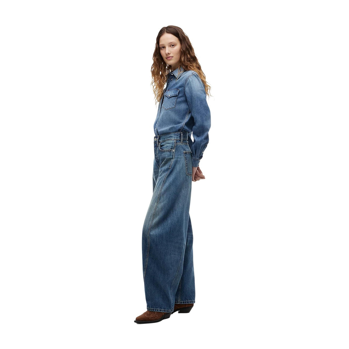 Tommy Jeans — Blaue Damenjeans — Ansicht 2