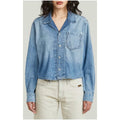 G-star — Jacket D29076 azure blue woman