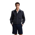 BOSS — Veste déperlante Ocruise bleue homme