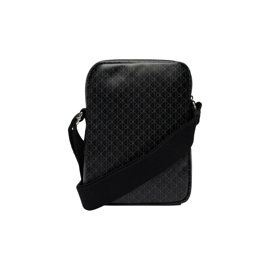 Calvin Klein — Sac reporter Emblem AOP noir homme — vue 3