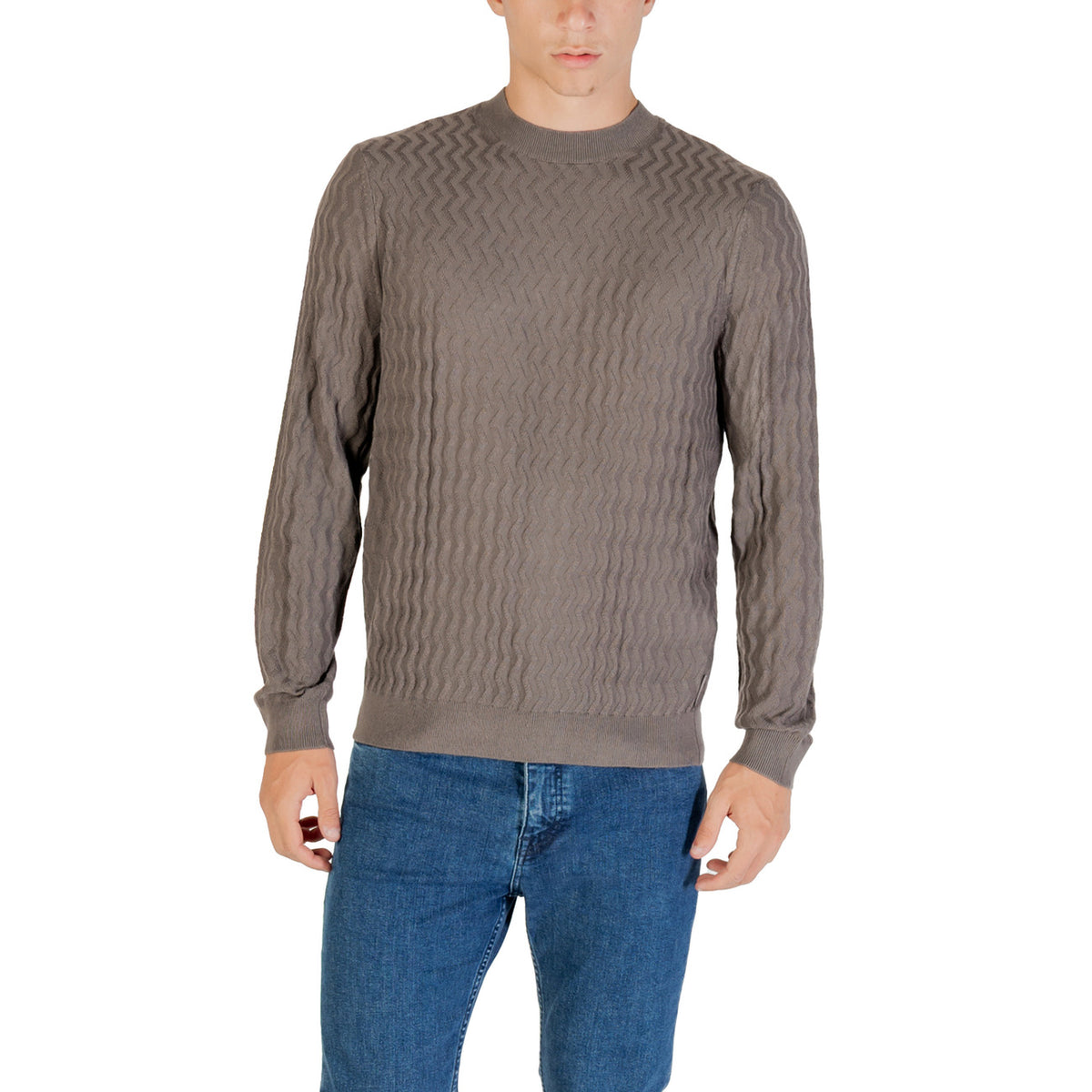 Armani Exchange — Pull laine mélangée XM001560 homme — vue 6