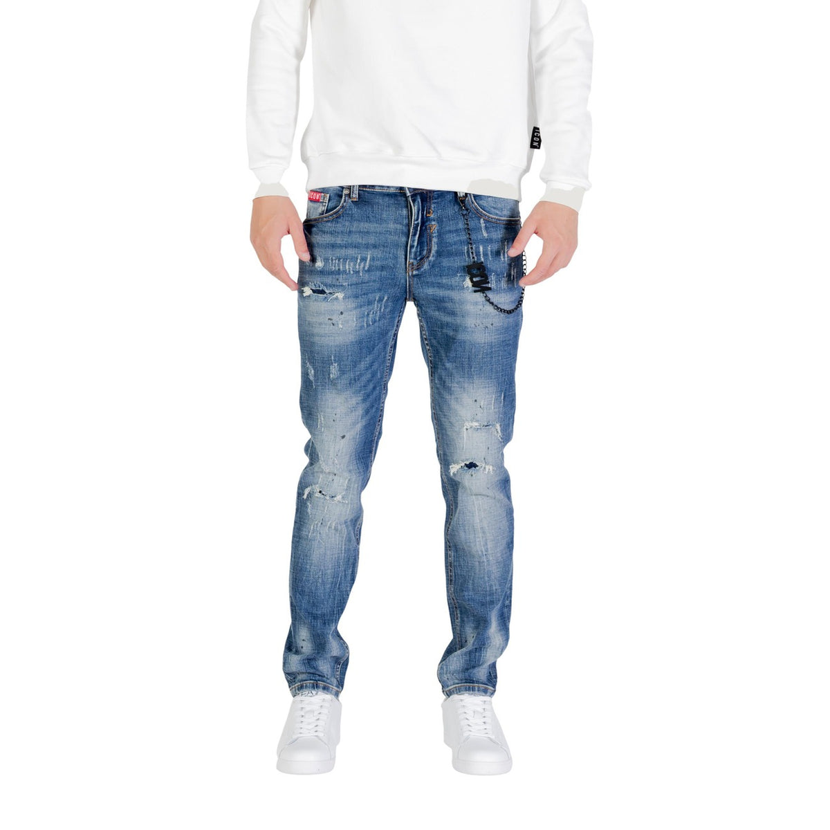 Icon — Jean ICUF2W6D018 bleu homme — vue 5